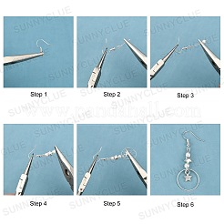 DIY baumeln Ohrring machen Kits&nbsp;DIY-SC0016-69