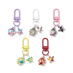 5 шт. подвеска из искусственной бирюзы в виде черепахи и морской звезды&nbsp;HJEW-JM04263