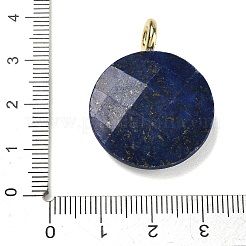 Pendentifs à facettes en lapis-lazuli naturel teinté&nbsp;G-A287-02G-14