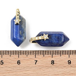 Pendenti doppi terminali in lapislazzuli naturale&nbsp;GG-CBA4154-07G-04