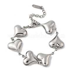 Браслеты из нержавеющей стали 304 для женщин&nbsp;LS-BJEW-Q041-01D-P