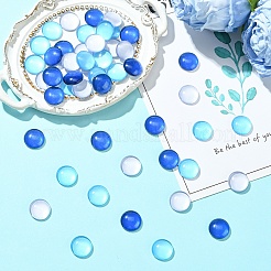 50шт 3 цвета стеклянные кабошоны&nbsp;GGLA-YW0005-01D