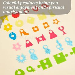 2 комплект из 2-х стильных силиконовых подвесок в виде бокалов&nbsp;DIY-OC0009-96