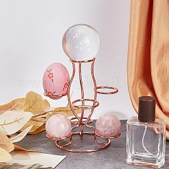 Железные подставки для пасхальных яиц с 7 слотом ODIS-WH0058-21A-RG