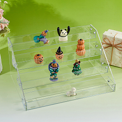 Прозрачный акриловый 4 слой лака для ногтей стойка для демонстрации&nbsp;ODIS-FH00001-22