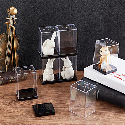 Giocattoli in plastica trasparente action figure display scatole&nbsp;LS-ODIS-WH0020-88