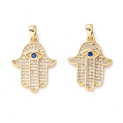 Латунные микропаве прозрачные подвески с фианитом&nbsp;ZIRC-Z019-25G-NR