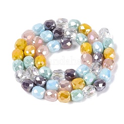 Fili di perline di vetro galvanizzate in stili misti&nbsp;EGLA-N022-13A-A02