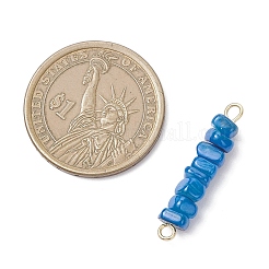 10 pieza de dijes conectores de cuentas de concha de agua dulce natural teñida en 10 colores&nbsp;PALLOY-JF04516-02