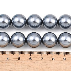 Гальванические стеклянные жемчужные бусины&nbsp;HY-F001-01