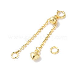 925 argent sterling embouts avec des chaînes&nbsp;STER-P050-05G