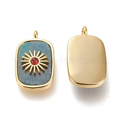 Подвески из натурального апатита и красного агата&nbsp;KK-P184-01A-06G