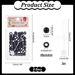 Рондель пластиковые бусины&nbsp;DIY-WH0011-44C