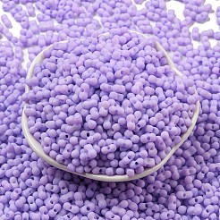 Cuentas de semillas de vidrio esmerilado opaco de color macarrón&nbsp;SEED-K009-12B-14