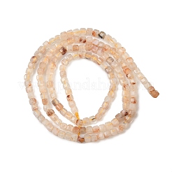 Природный цитрин бисер нитей G-RM2025-C29-A