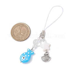 Ремешки для мобильных телефонов из сплава лэмпворк&nbsp;HJEW-TA00397