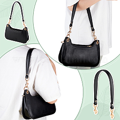 Сумочные ручки из композитной коровьей кожи с металлическими застежками для замены аксессуаров для сумок.&nbsp;FIND-WH00670-123