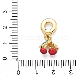 Латунные эмалированные европейские подвески с подвесками&nbsp;KK-Q055-01G