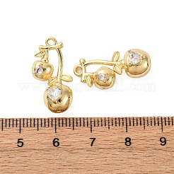 Латунные микро проложить кубического циркония подвески&nbsp;KK-F895-18D-G