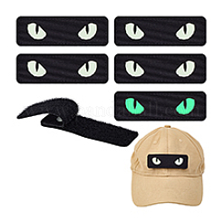 6 шт. светящиеся ленты-липучки из ткани Оксфорд&nbsp;AJEW-PH0007-39A