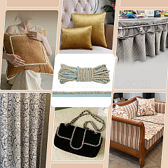 Отделка шнуром из полиэстера длиной 12.5 м&nbsp;OCOR-WH0120-07