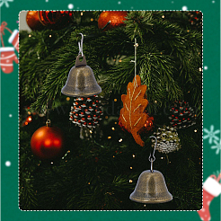 20шт. железный колокольчик подвеска украшение&nbsp;AJEW-SC0031-30