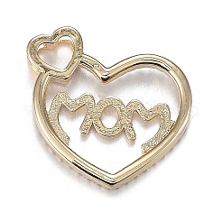 Кулоны из латуни с прозрачным фианитом&nbsp;X-ZIRC-F120-045G