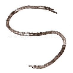 Brins de perles de quartz fumé naturel à dégradé&nbsp;GG-NH0017-A01