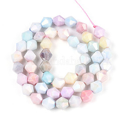 Антикоррозийные гальванические стеклянные бусины&nbsp;GLAA-T025-8mm-12A