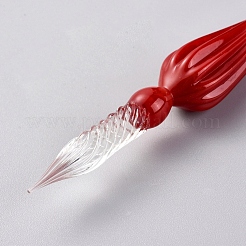 Handgefertigter Glas-Dip-Stift&nbsp;AJEW-WH0121-43B