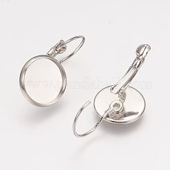 Латунная фурнитура Leverback для серег&nbsp;LS-KK-H023-P