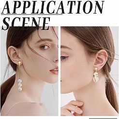 40шт 4 цвета латунные клипсы для серег&nbsp;KK-AR0004-20