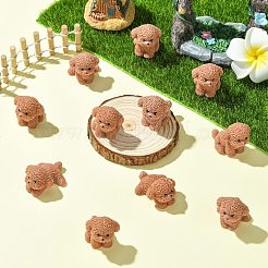 20 шт. 4 стиля мини-украшения для собак из смолы&nbsp;RESI-CJ0004-84