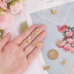 10 шт. Латунные подвески с микропаве&nbsp;KK-BBC0001-88