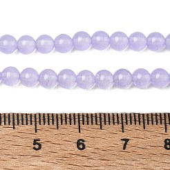 Natürliche und gefärbte Perle Malaysia Jade Stränge&nbsp;G-A146-4mm-A18