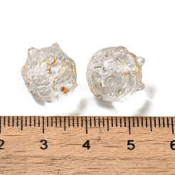Perle di vetro trasparente&nbsp;GLAA-D025-05H