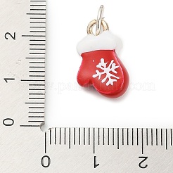 Weihnachtsmotive Legierung Emaille Anhänger&nbsp;FIND-I063-01B
