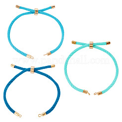 3 Stück geflochtene Polyesterkordel zum Herstellen eines runden Armbands&nbsp;MAK-TA0001-38A