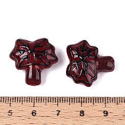 Эмалевые бусины ручной работы в технике лэмпворк&nbsp;LAMP-T023-21F