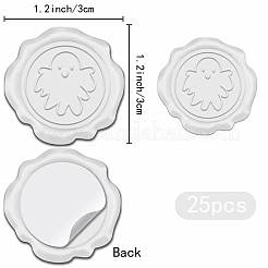 25шт. клейкие восковые наклейки DIY-CP0011-30F