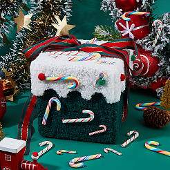 72 шт. 6 стиля рождественского украшения в виде леденцов из полимерной глины&nbsp;FEPA-DC0001-01