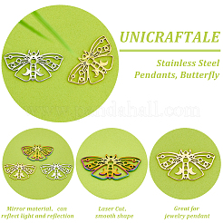 12 шт. подвески из нержавеющей стали 304 двух цветов&nbsp;STAS-UN0038-88