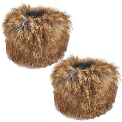 1 пара женских бархатных перчаток с нарукавниками&nbsp;AJEW-CY0002-21A