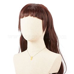 Ожерелье с подвеской из натуральных кварцевых кристаллов с цепочками из нержавеющей стали 304&nbsp;NJEW-JN03844