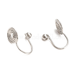 Risultati dei convertitori di orecchini a clip in ottone&nbsp;KK-D060-02P
