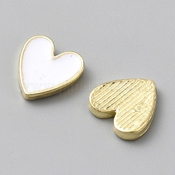 Herz-Cabochons aus Zinklegierung&nbsp;MRMJ-WH0201-009B