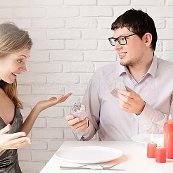 Восьмиугольные бархатные коробки для хранения колец с 3 слотом&nbsp;CON-WH0099-13B