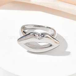Fingerringe aus 304 Edelstahl für Damen&nbsp;SA-CBA289B-08P
