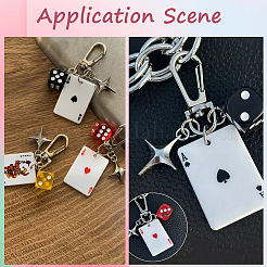 24шт 4 стиля подвески из смолы&nbsp;RESI-SC0036-43