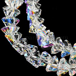 Гальванизируйте прозрачное стекло бисер нитей&nbsp;X-EGLA-P052-02A-AB01